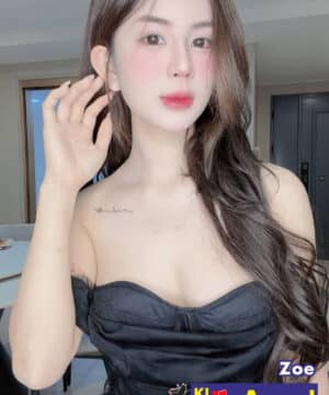 Sophisticated escort girl KL profile featuring charming model Zoe.